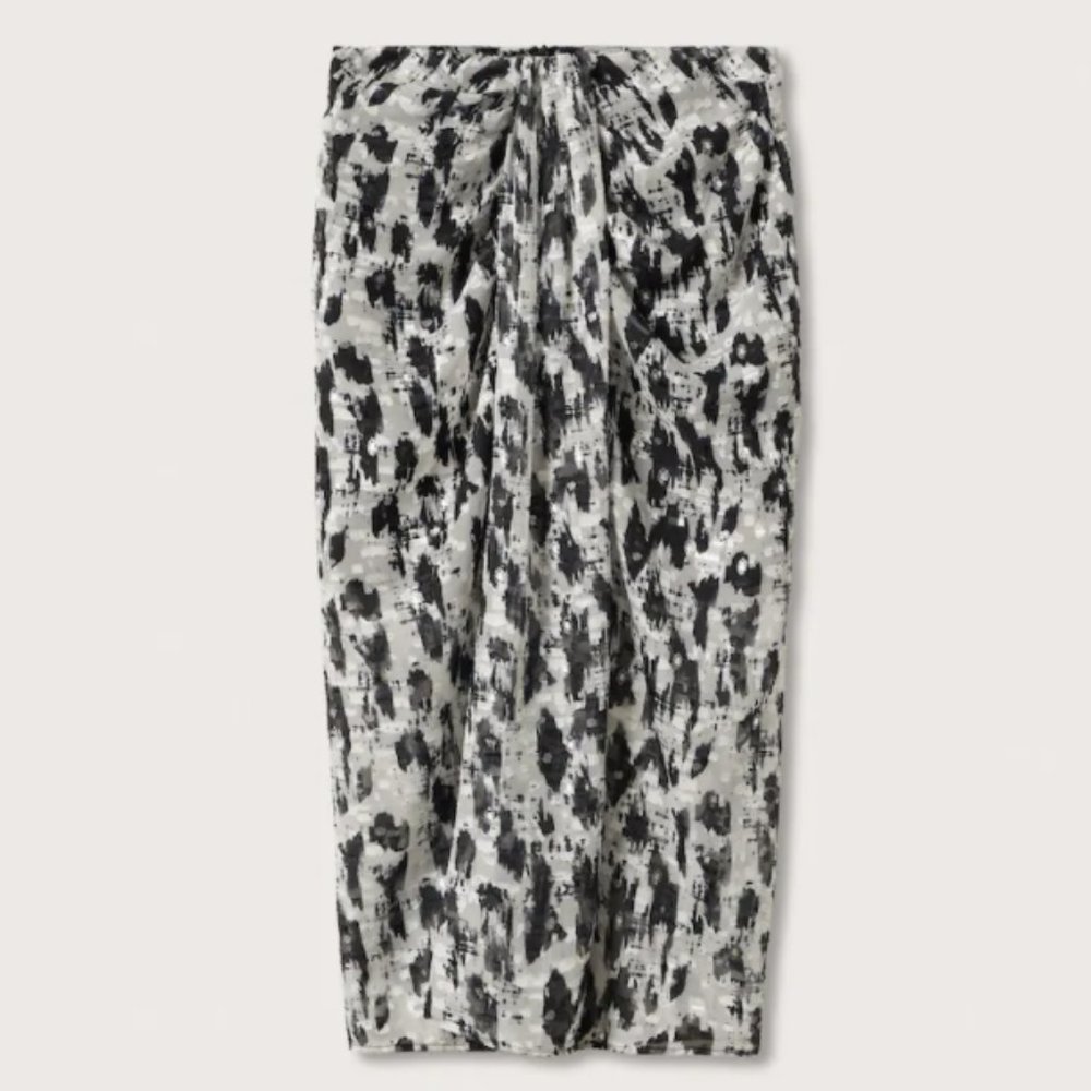 Mango Print Midi Skirt - Picture 5 of 7